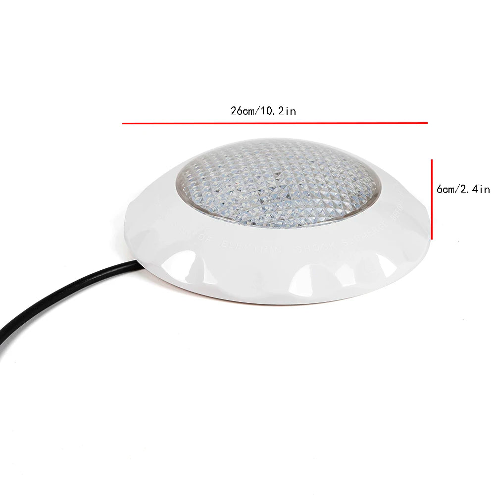 Underwater Pool RGB LED Light 12V 45W IP68 PC ABS Remote Controller