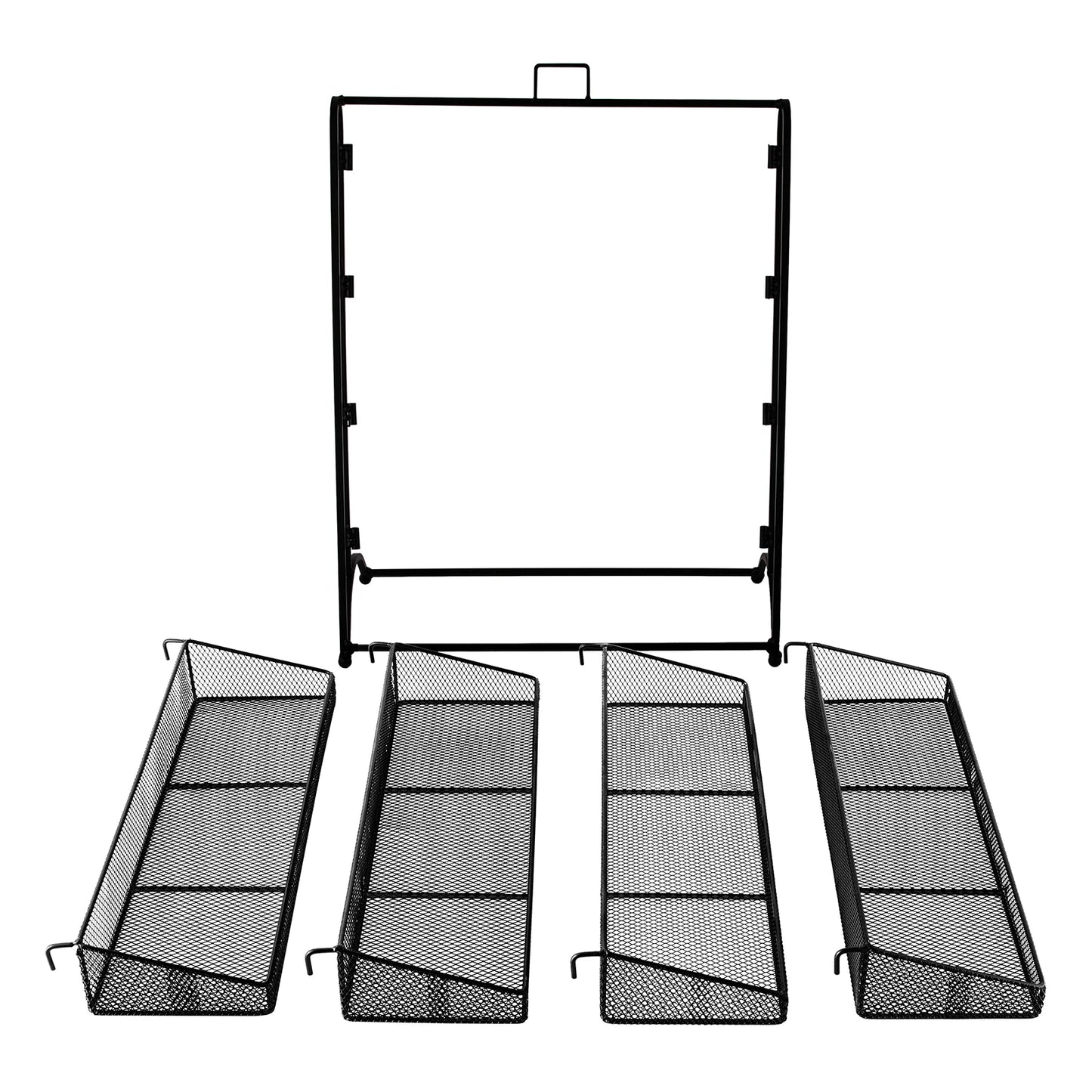 Bymaocar 4 Tier Candy Display Rack Storage Shelf for Office