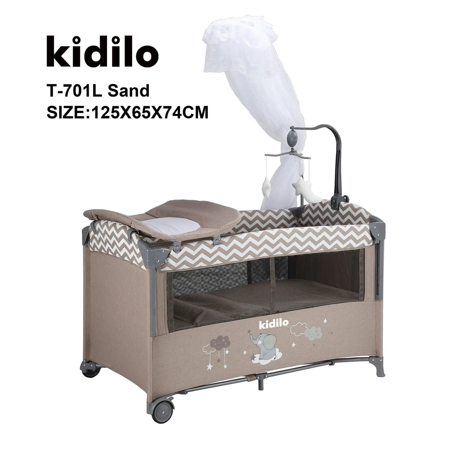 Multifunctional Portable Baby Crib For Sleep And Play