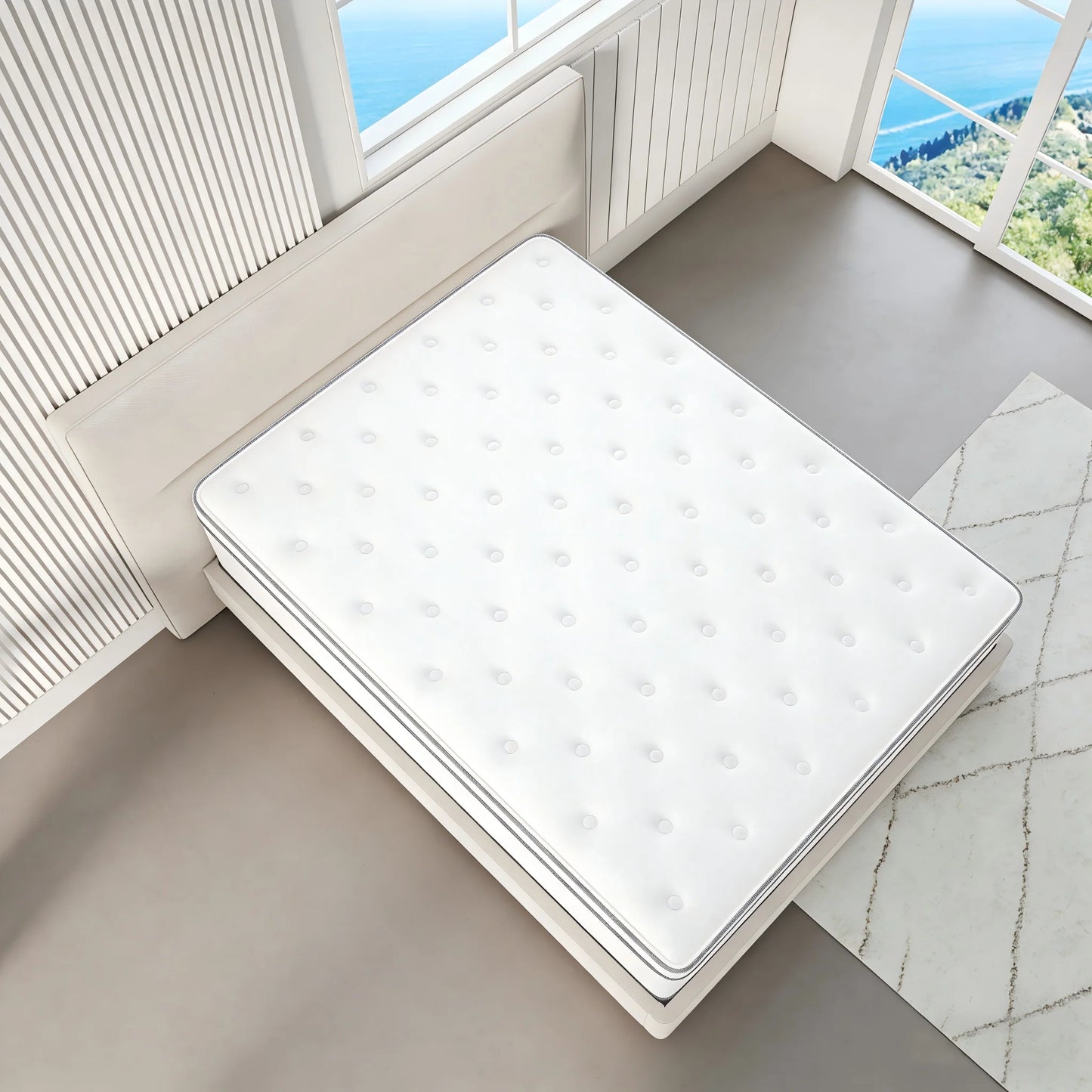 Madevos Pain Relieving Hybrid Mattress for Lumbar and Hip Support