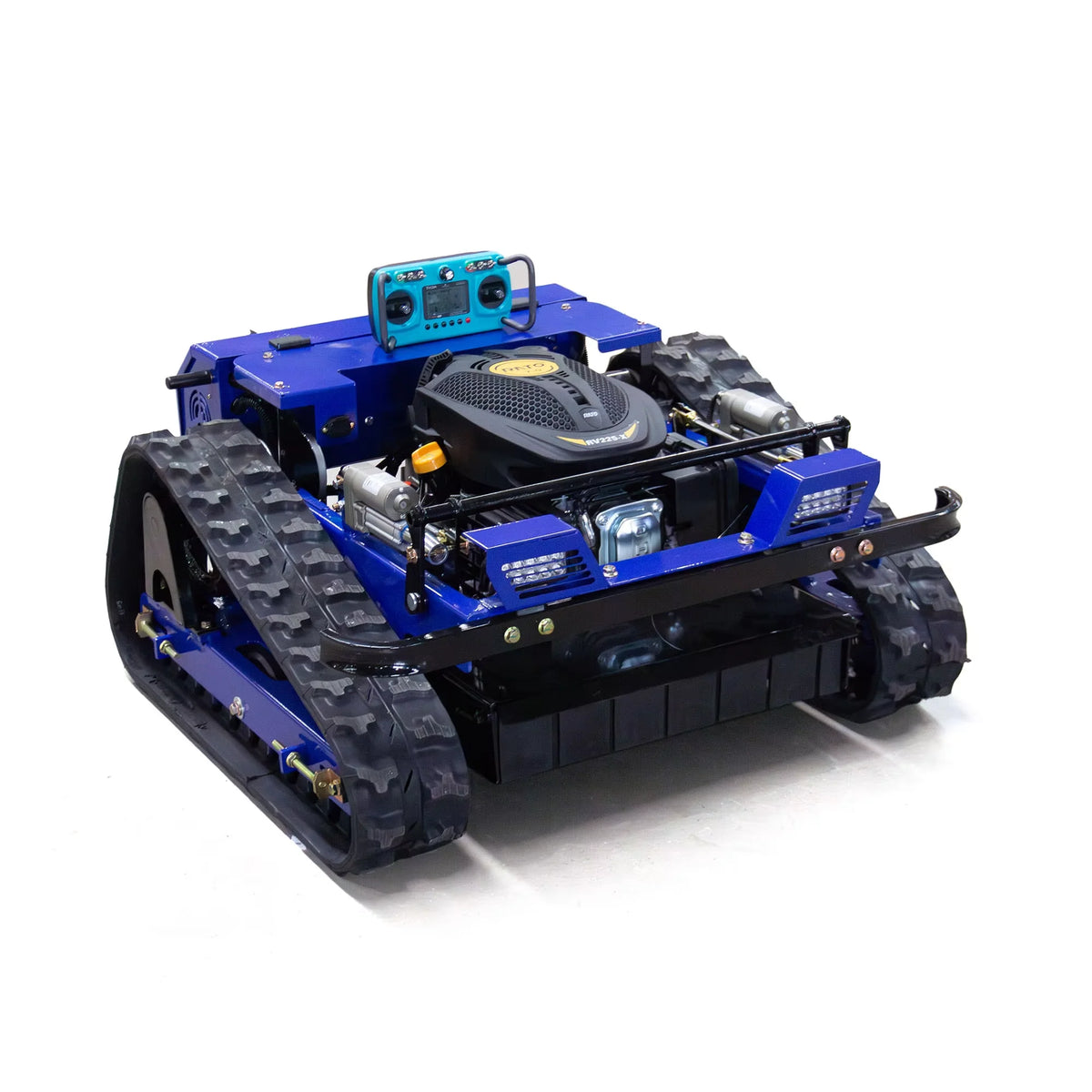 DEEPKRON Remote Controlled Lawn Mower for Steep Slope Grass Cutting