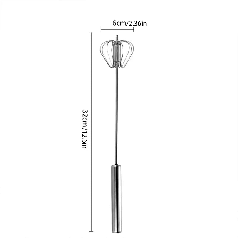 Handheld Milk Frother and Egg Beater One Press Mini Whisk