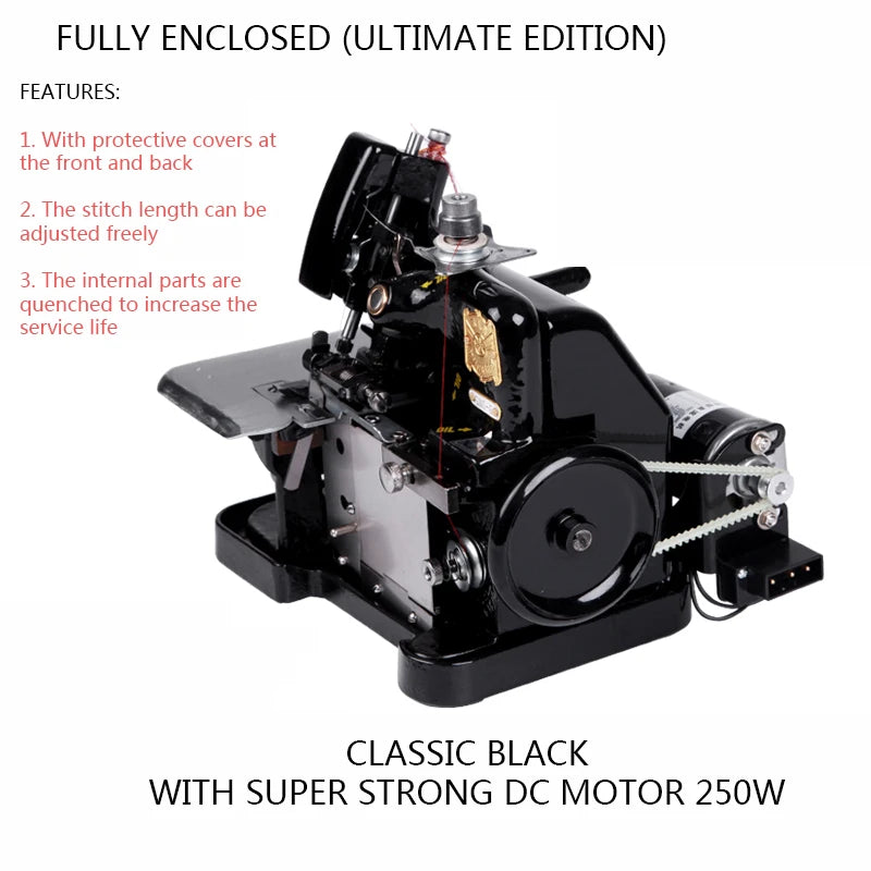 Sewing Overlocking Machine 220V 180W 250W Household Desktop