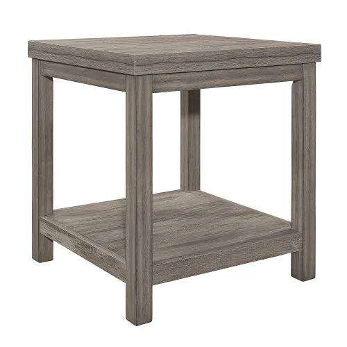 Rustic Three Piece Living Room Coffee and End Table Set