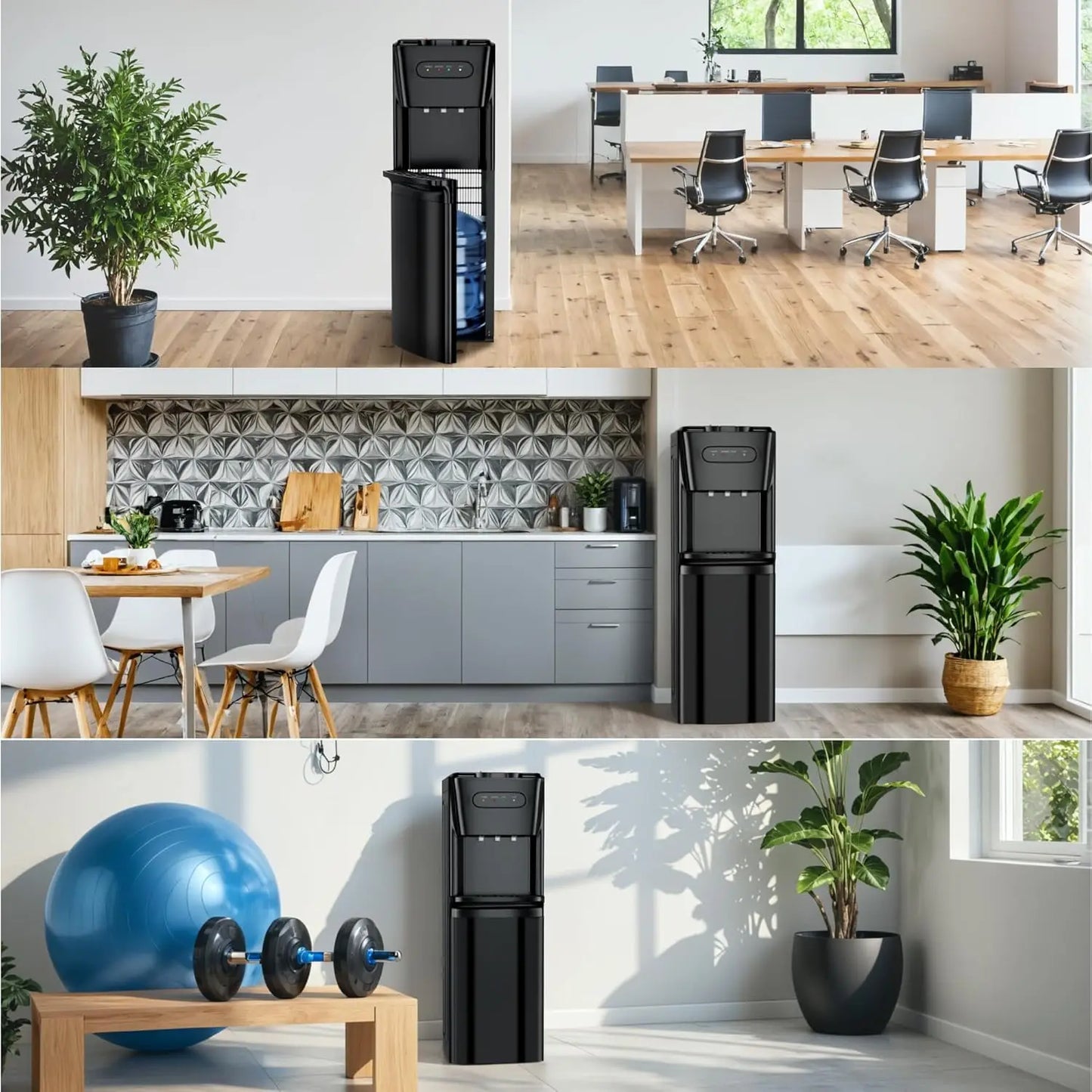 XMSJ Bottom Loading Water Cooler Dispenser With Three Temperature Settings