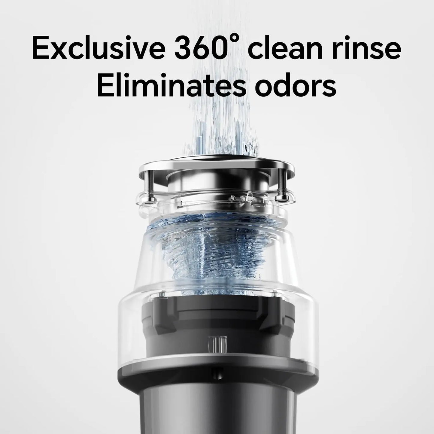 XMSJ Half HP Garbage Disposal With Cord Stainless Steel Grinding