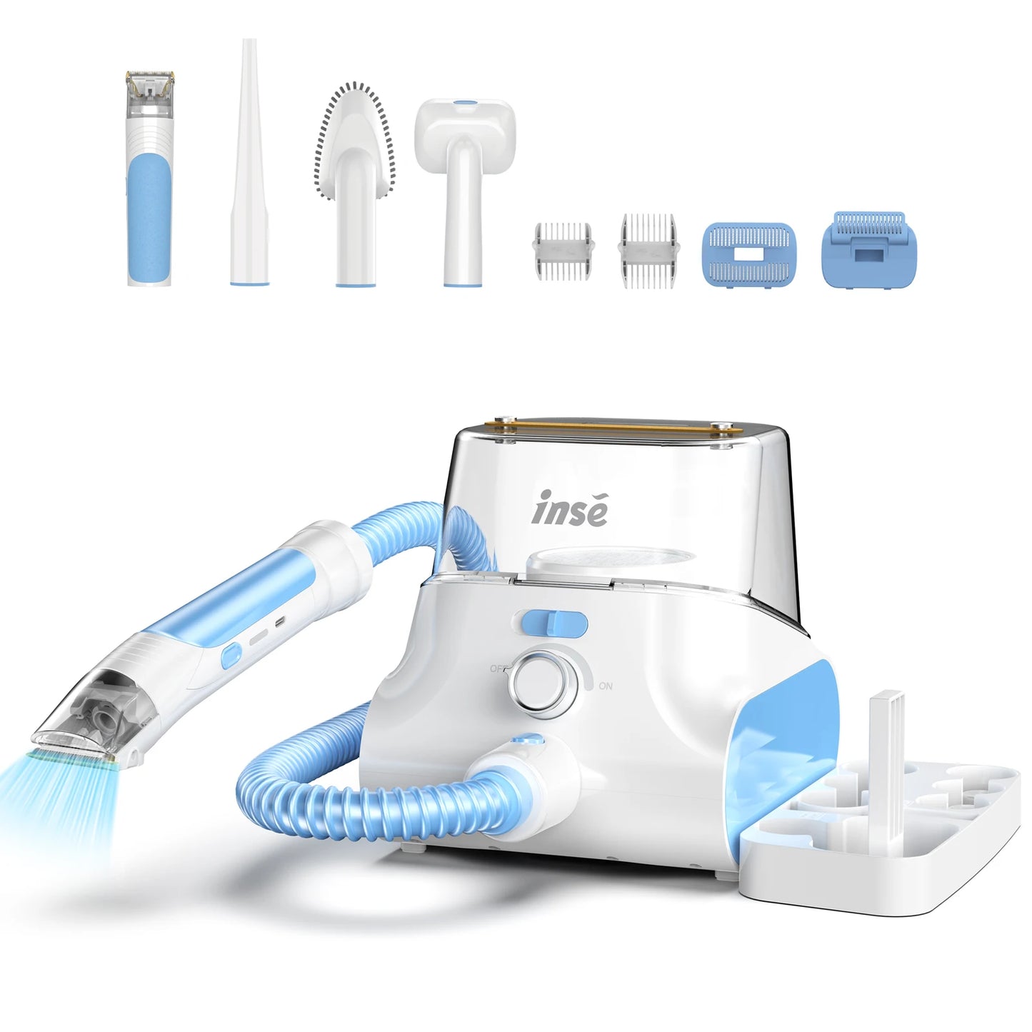 INSE P30 Pet Grooming Kit 5 In 1 Ultra Low Noise Vacuum