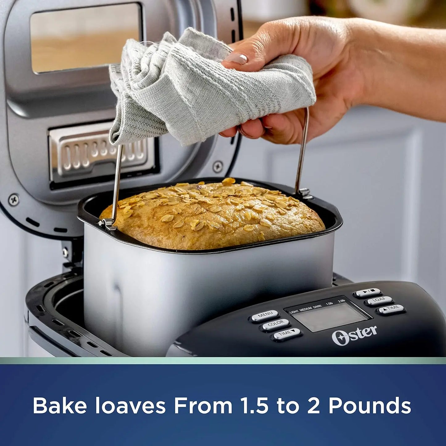 XMSJ Bread Maker With Express Bake High Power Stainless Steel