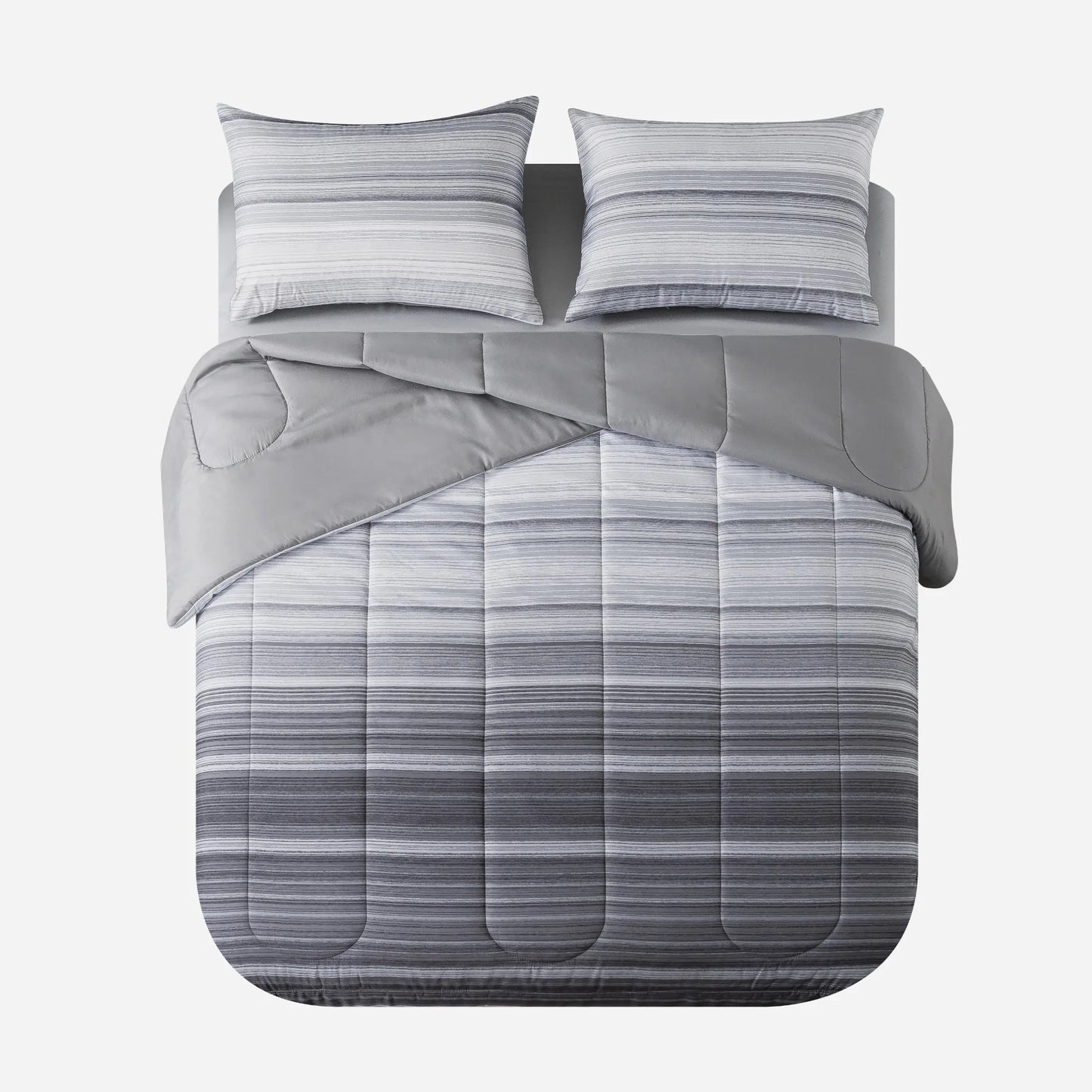 7-Piece Reversible Bed In A Bag Comforter Set With Sheets