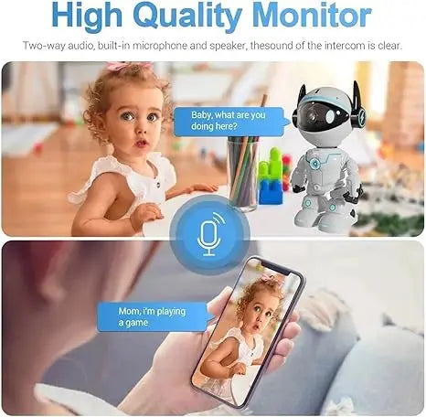 WESECUU 4MP WiFi Security Camera With Auto Tracking Night Vision