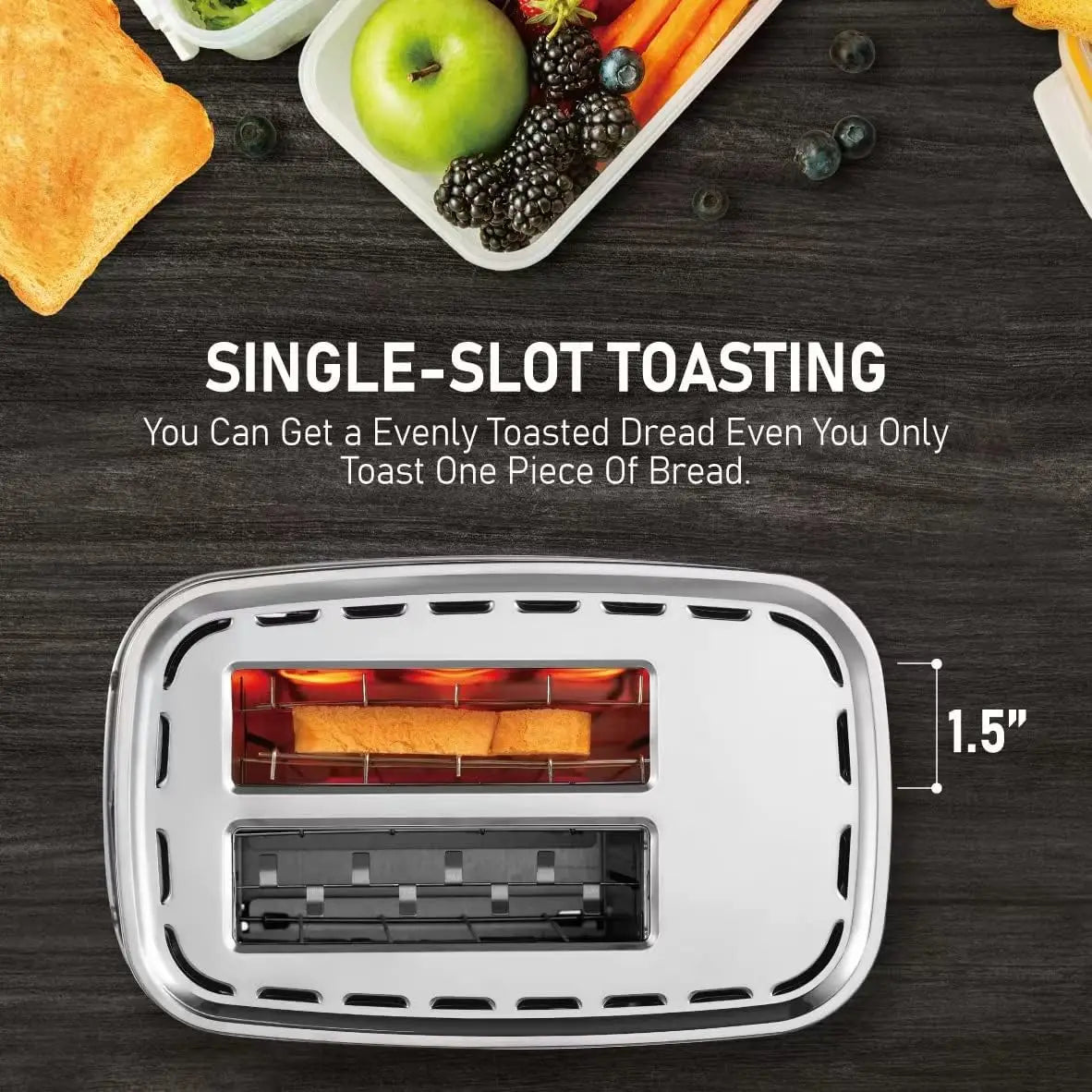 XMSJ Smart Toaster With Touchscreen 7 Bread Settings