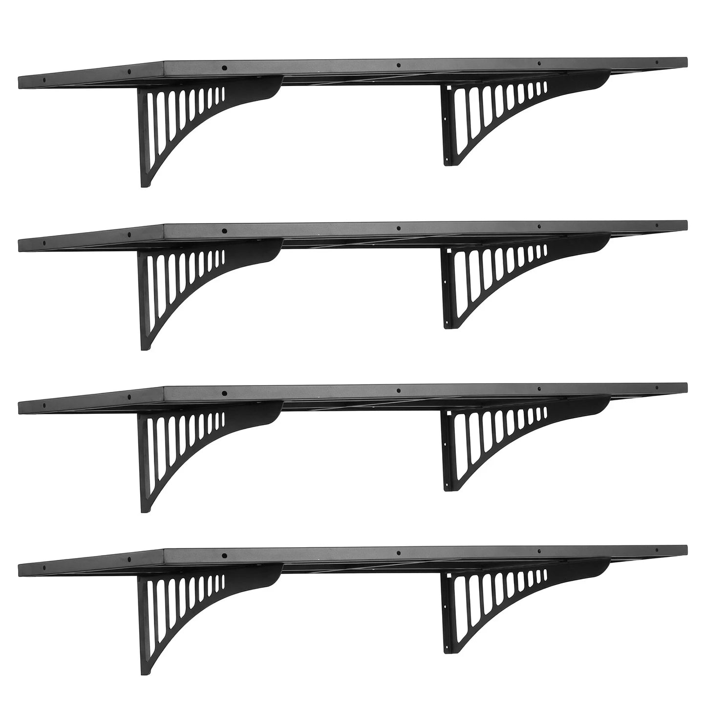 APWIKOGER 4 Tier Garage Storage Rack Floating Shelves
