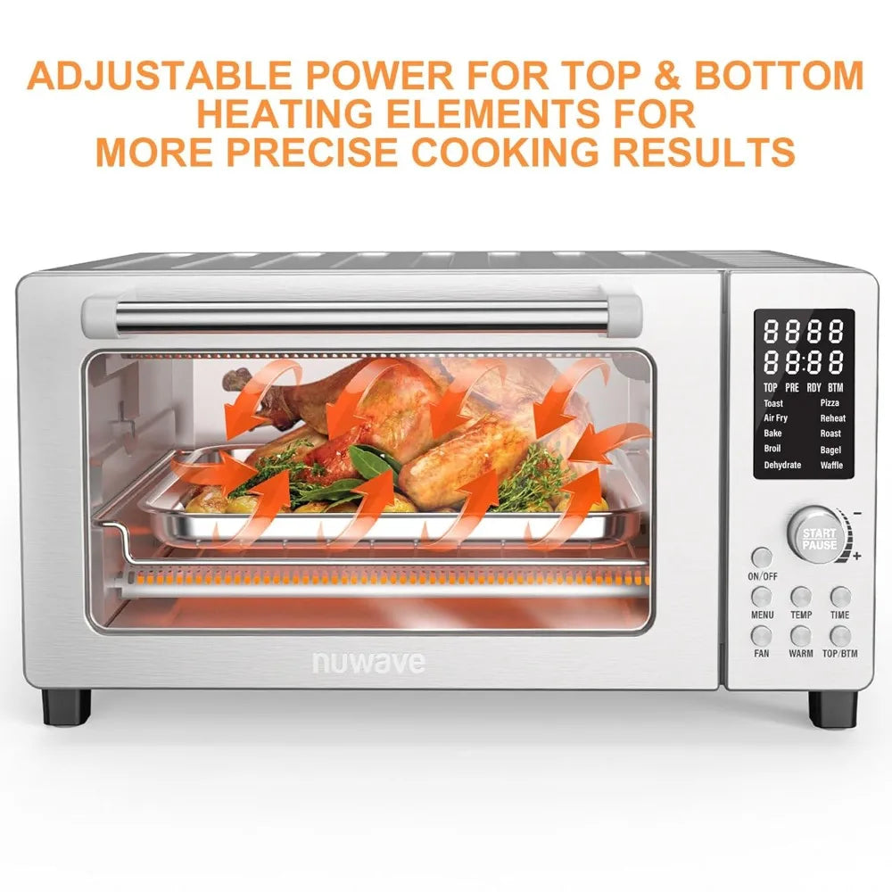 Nuwave Bravo Air Fryer Toaster Smart Oven Ten In One