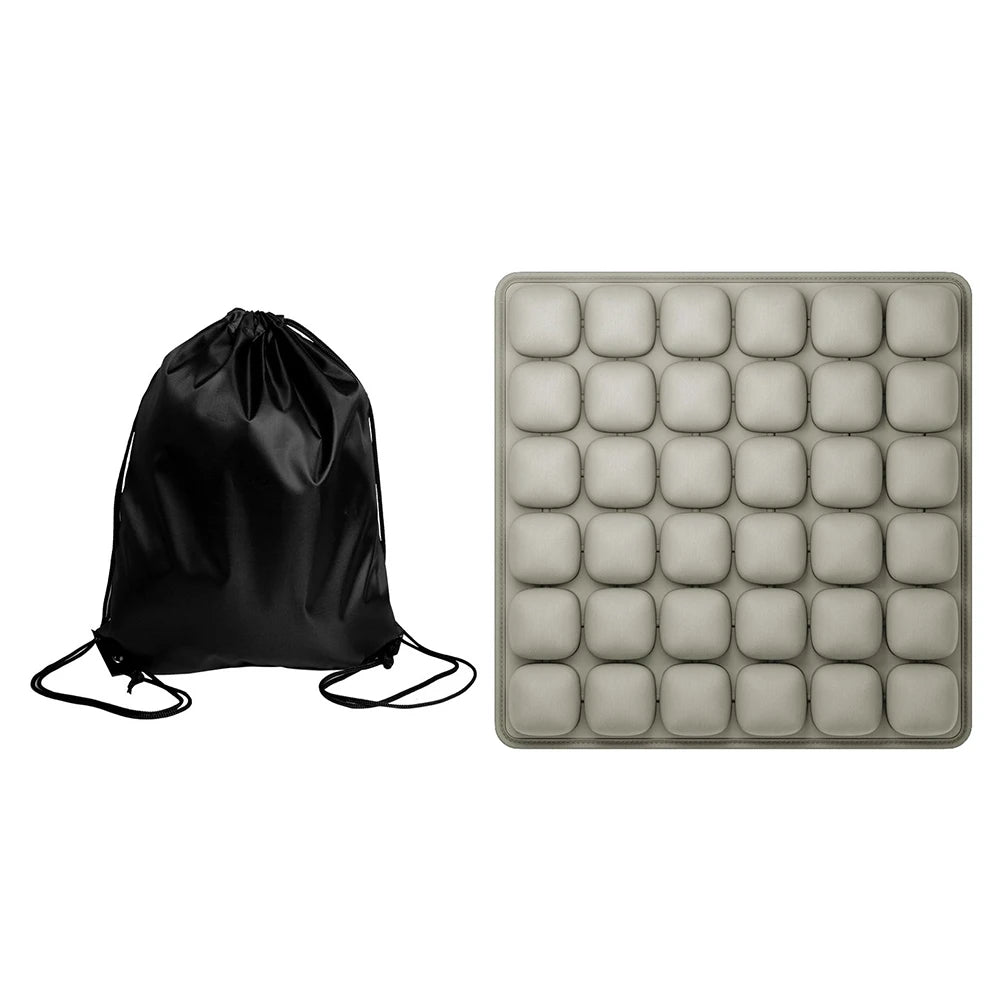 Inflatable Seat Cushion With Storage Bag 3D Air For Office Chair And Wheelchair