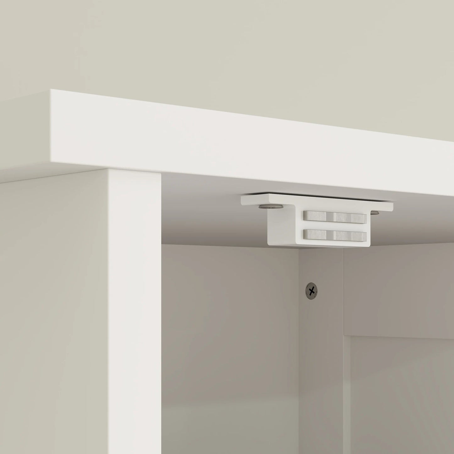HOMCOM Farmhouse Narrow Bathroom Cabinet With Drawer And Barn Doors