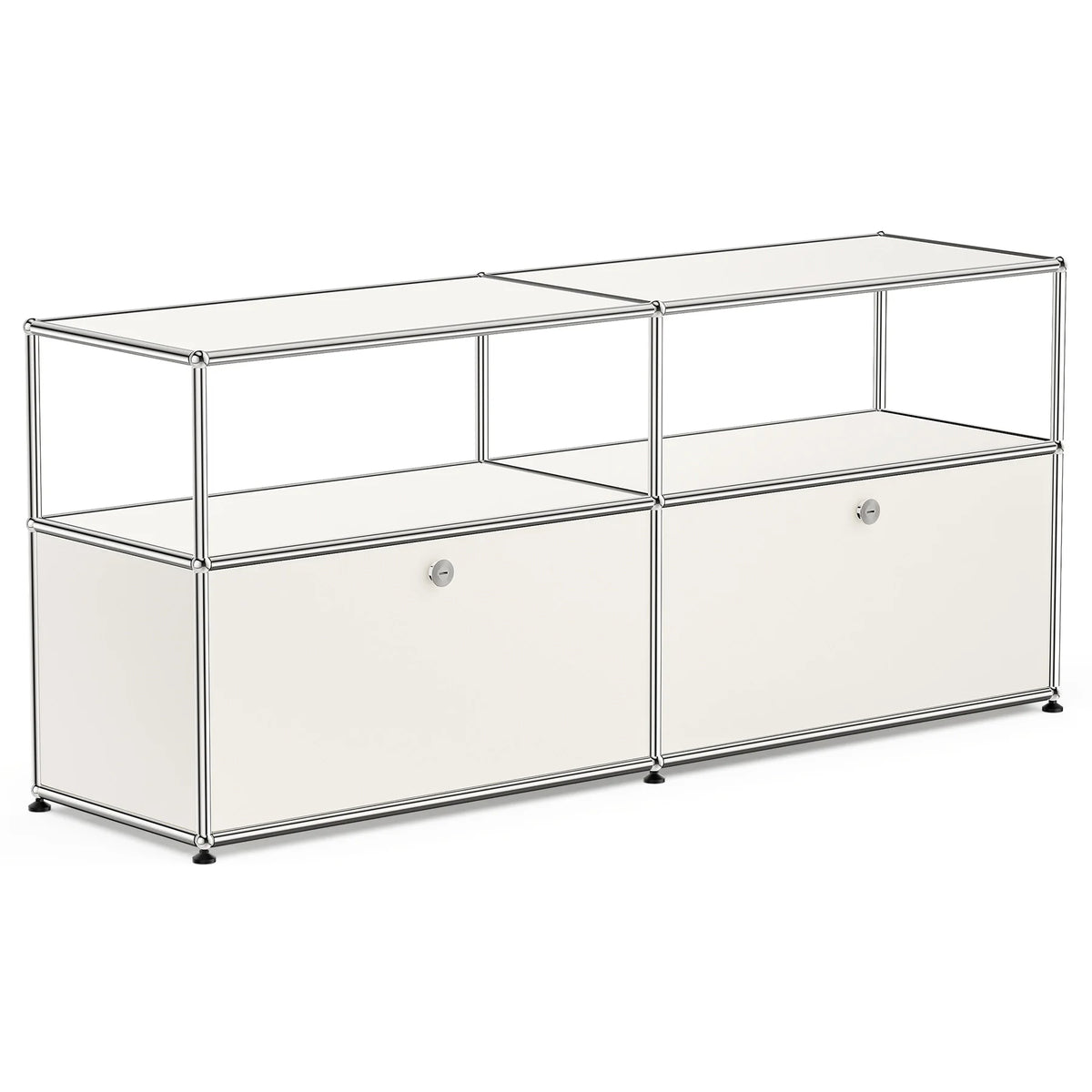 Cottinch Modular TV Cabinet With Drop Doors And Steel Frame