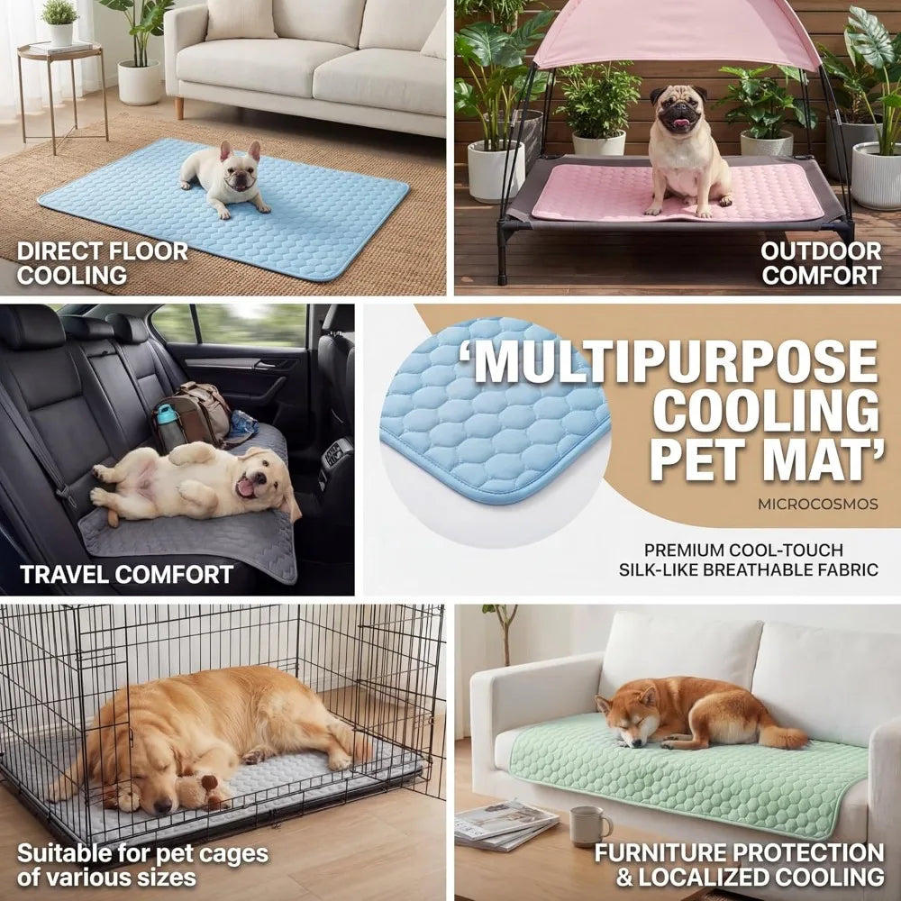 NBVCX Summer Cooling Mat For Pets And People Portable Washable