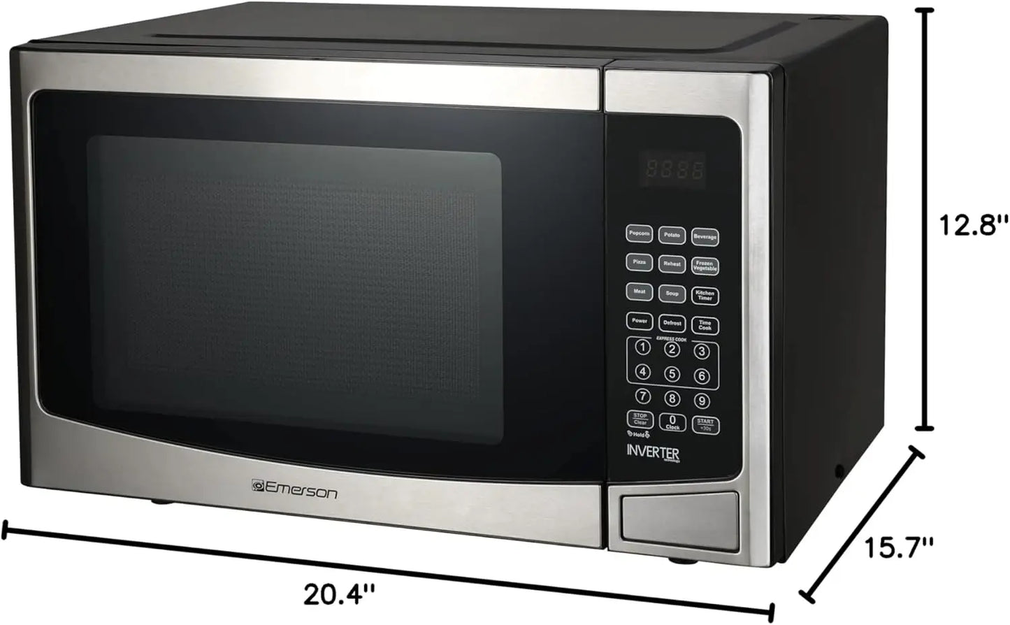 Xmsj 1.2 Cubic Feet Countertop Microwave Oven With Inverter