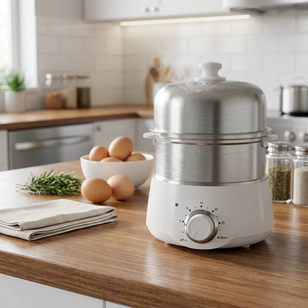 CACHOO Electric Egg Cooker With Timer And Automatic Shutoff