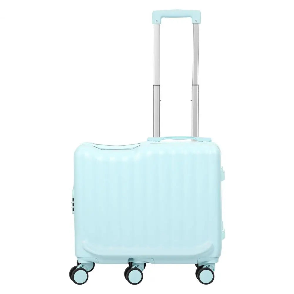 Kids Foldable Pedal Ride On Hardshell Spinner Luggage Scooter For Travel