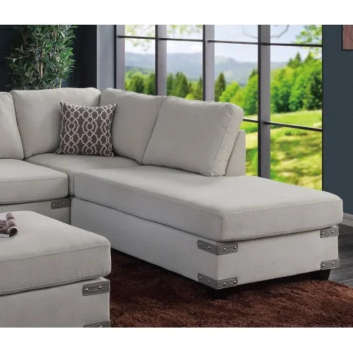 Chenille Split Sofa Set With Soft Cushions For Living Rooms