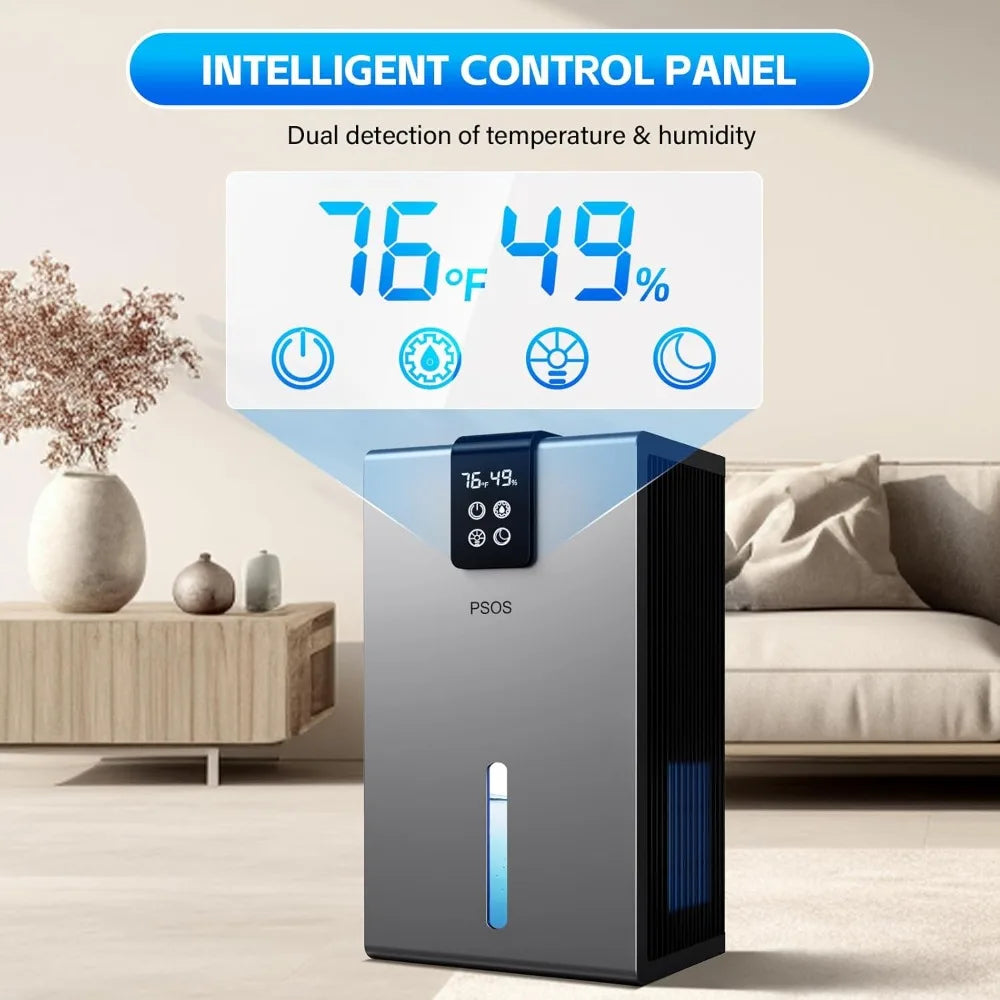 XMSJ Dehumidifier Quiet Operation With Auto Shutoff And Sleep Mode