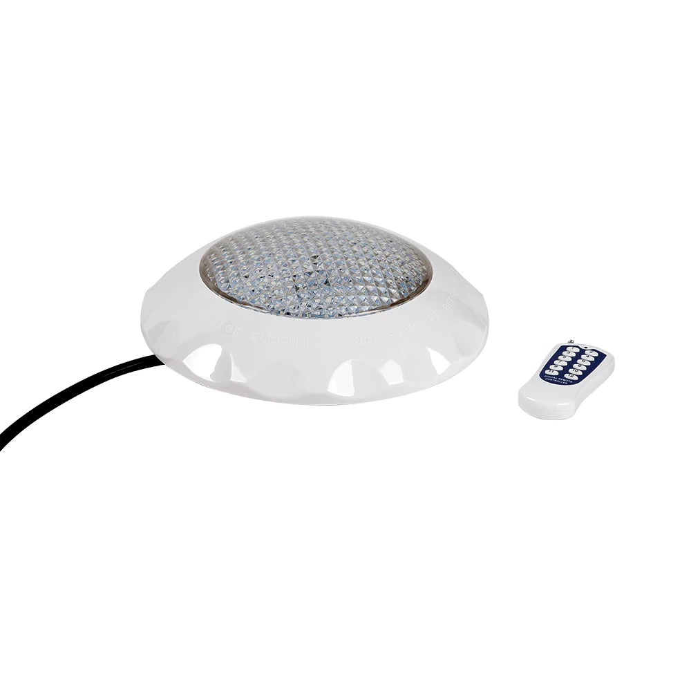 Underwater Pool RGB LED Light 12V 45W IP68 PC ABS Remote Controller