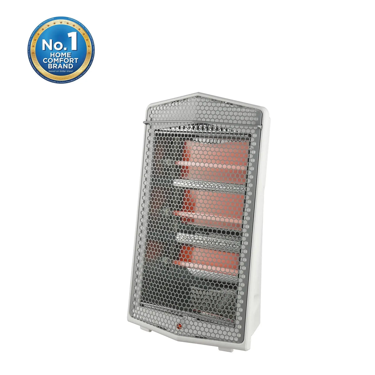 Midea Quartz Electric Space Heater With Adjustable Thermostat Safety Protection