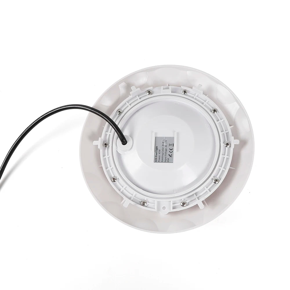 Underwater Pool RGB LED Light 12V 45W IP68 PC ABS Remote Controller