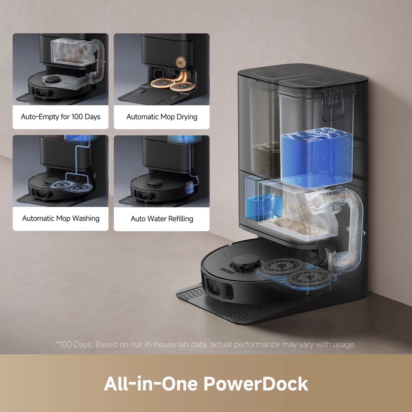 Dreame GoVac 400 Robot Vacuum and Mop Excellence Pro