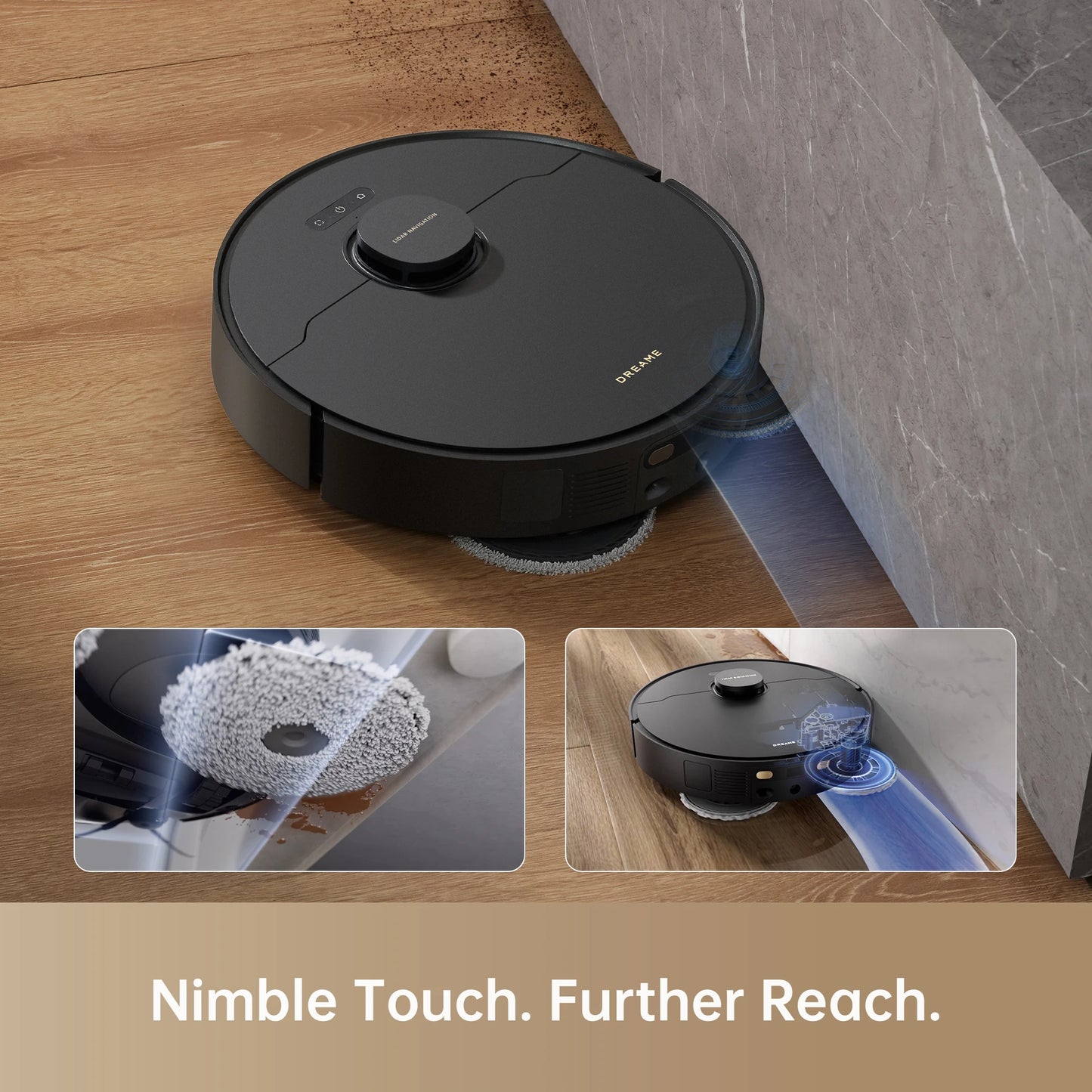 Dreame Govac 508 Robotic Vacuum With Liftable Mop Auto Empty