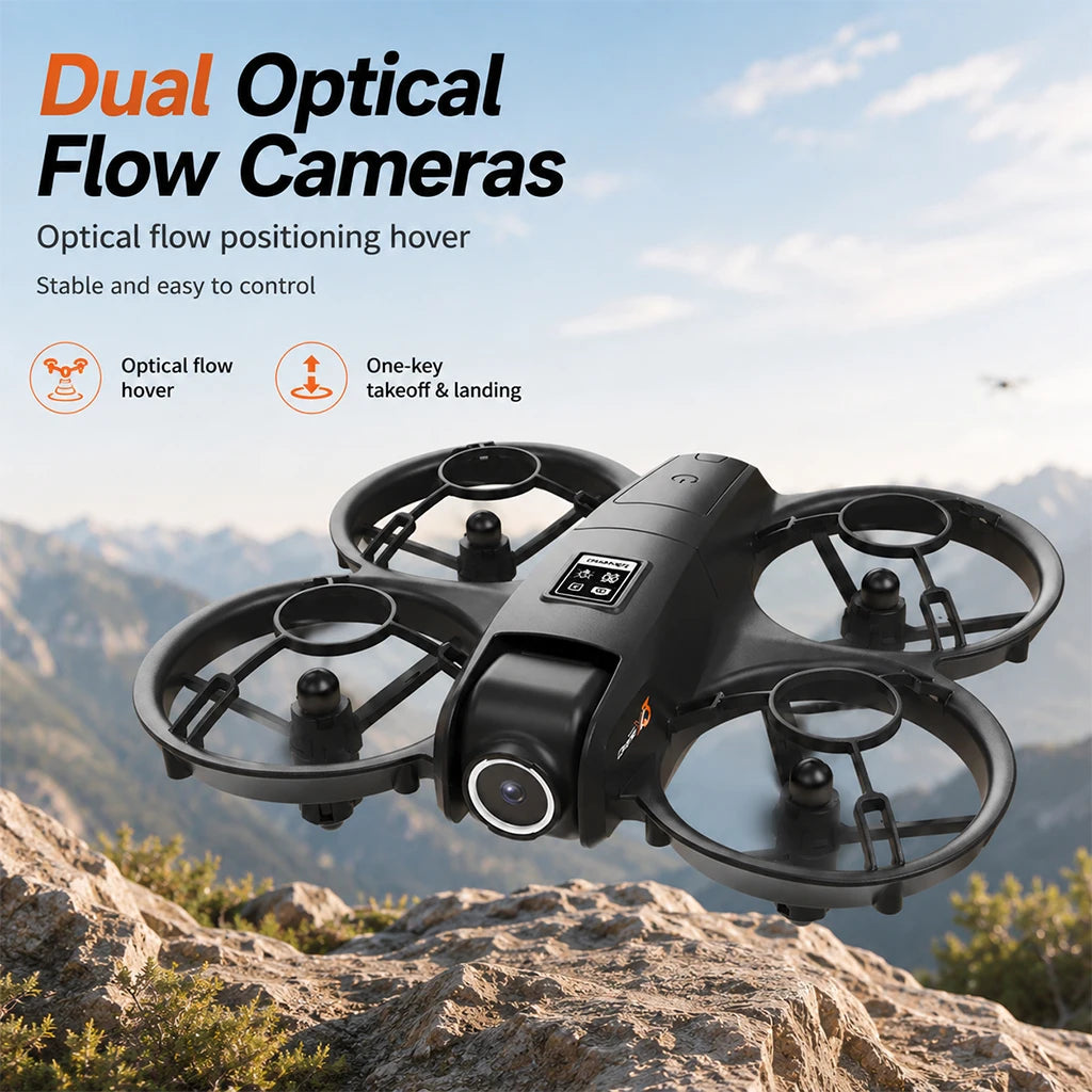 ZNLYRION Protective Drone With Dual Camera And Screen Remote