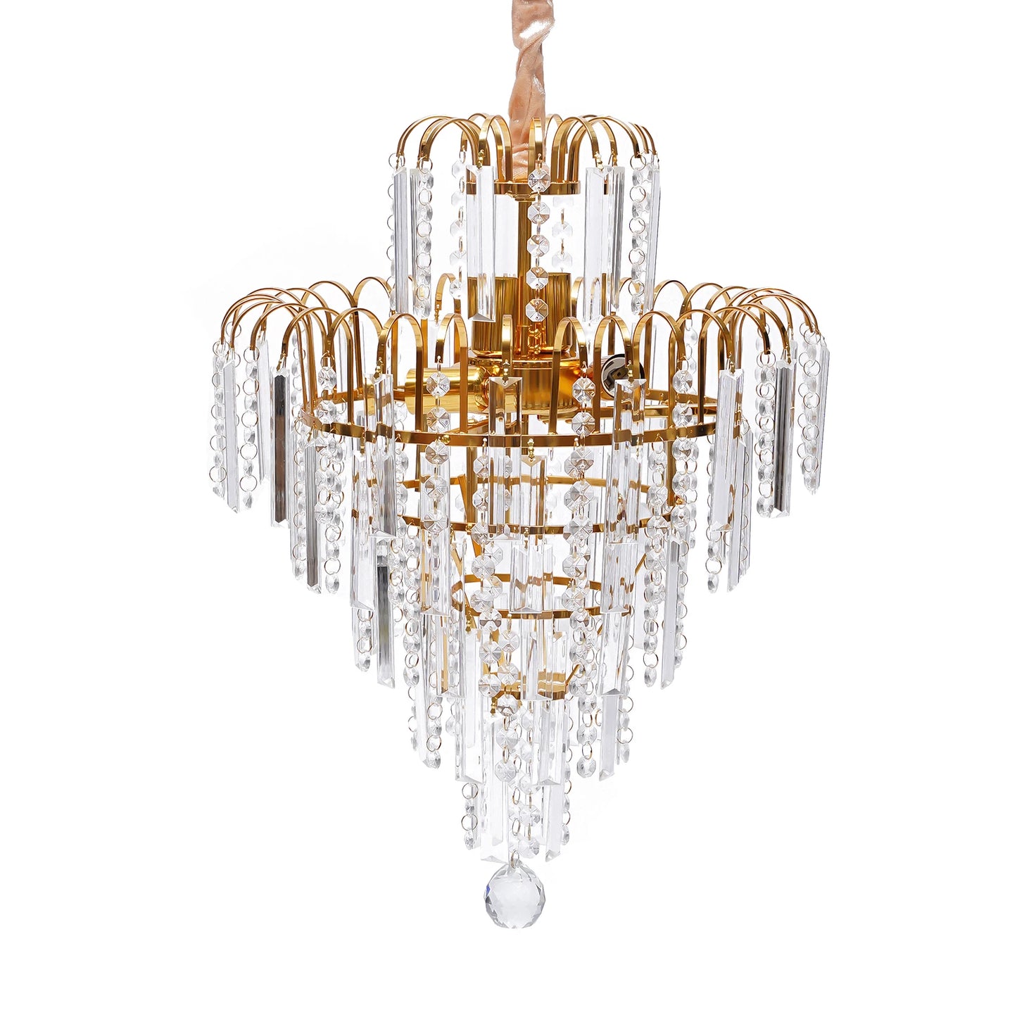 Elegant Modern Ceiling Chandelier Pendant Lighting With K9 Crystal