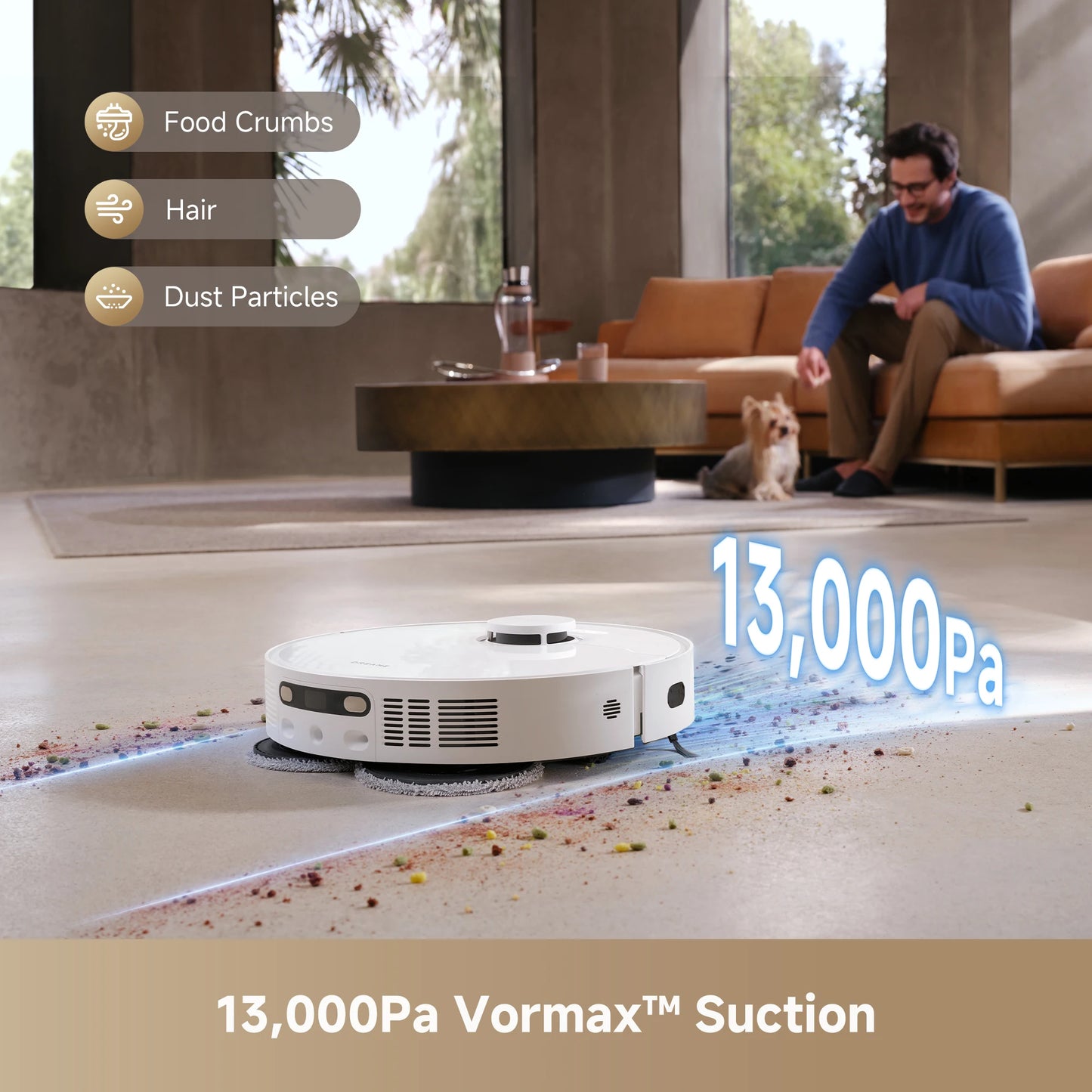 Dreame Robot Vacuum And Mop 13000Pa Suction With Auto Empty Base Station