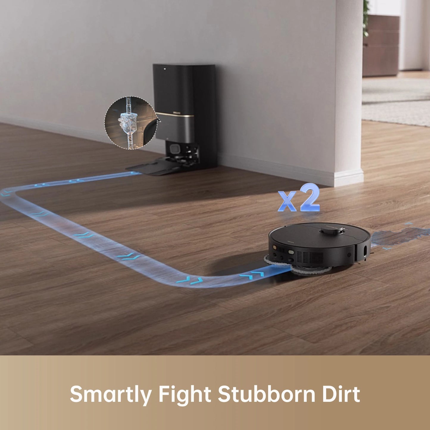 Dreame Govac 508 Robotic Vacuum With Liftable Mop Auto Empty