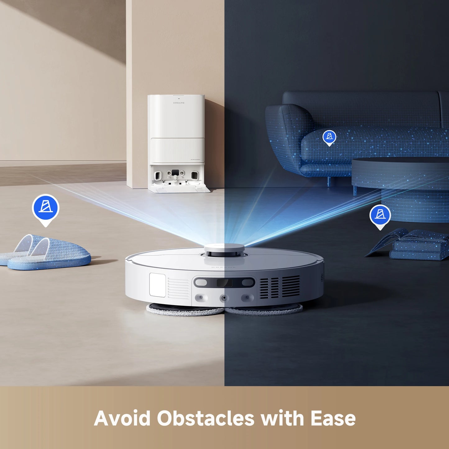 Dreame Robot Vacuum And Mop 13000Pa Suction With Auto Empty Base Station