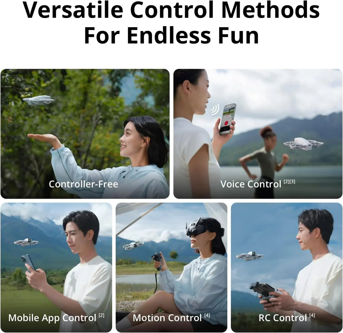 DJI Neo 4K Camera Drone With Tracking And Stabilized Video
