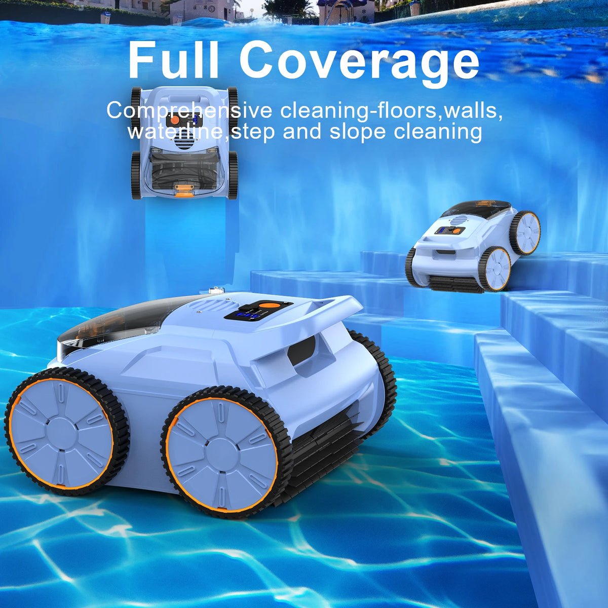 Seauto Cordless Robotic Pool Cleaner Reliable Performance