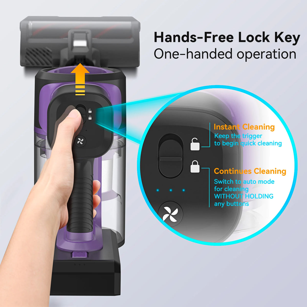 INSE S10 Cordless Stick Vacuum Cleaner With Powerful Suction