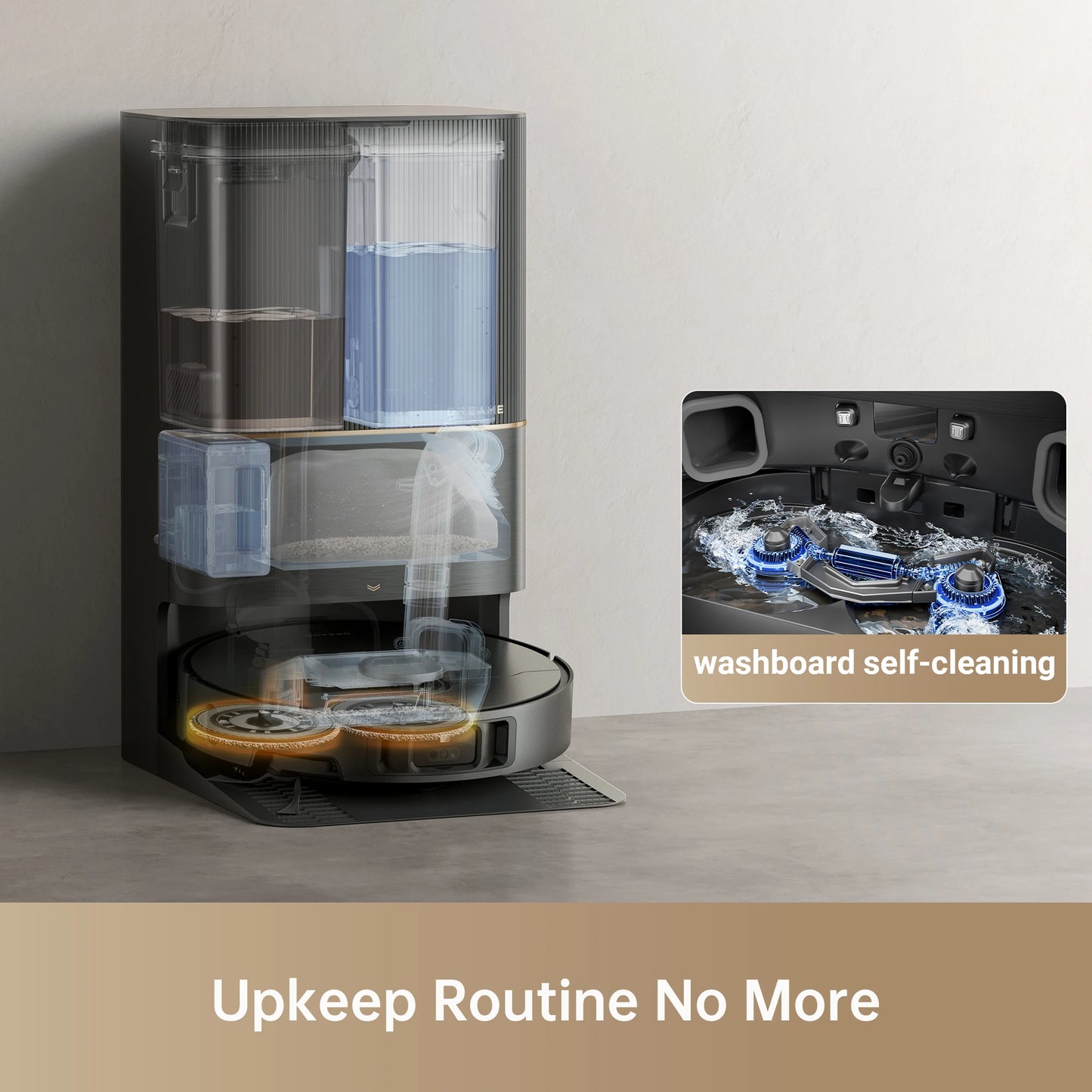 Dreame Govac 508 Robotic Vacuum With Liftable Mop Auto Empty