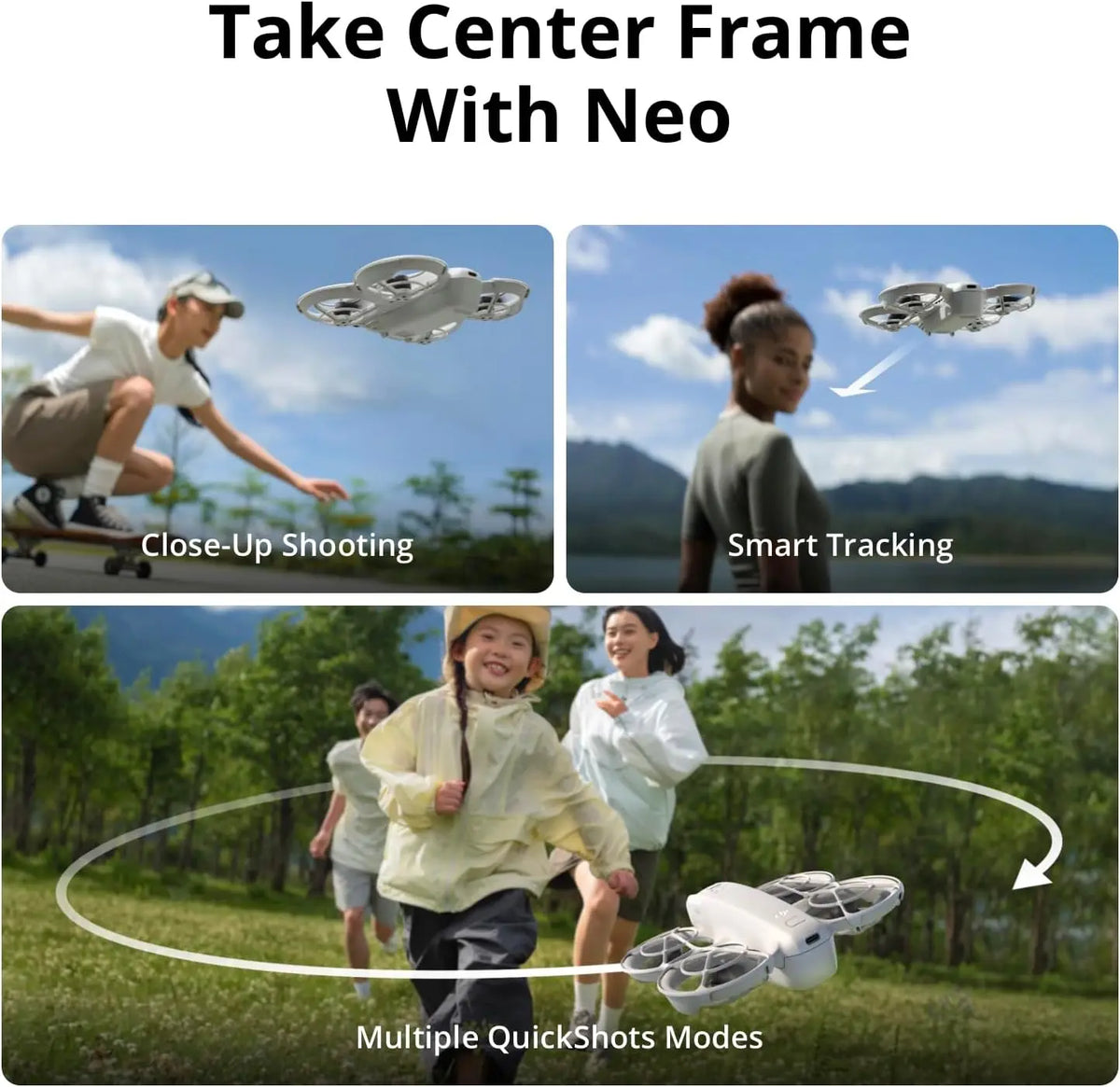 DJI Neo 4K Camera Drone With Tracking And Stabilized Video