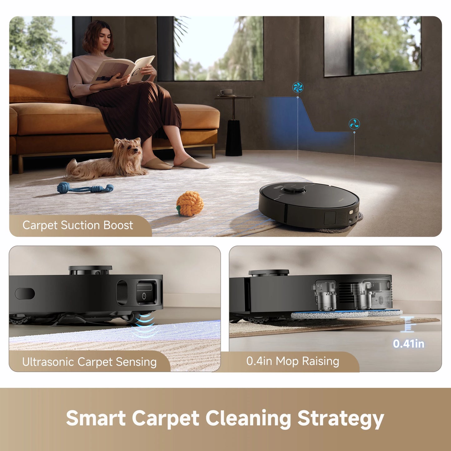 Dreame GoVac 400 Robot Vacuum and Mop Excellence Pro