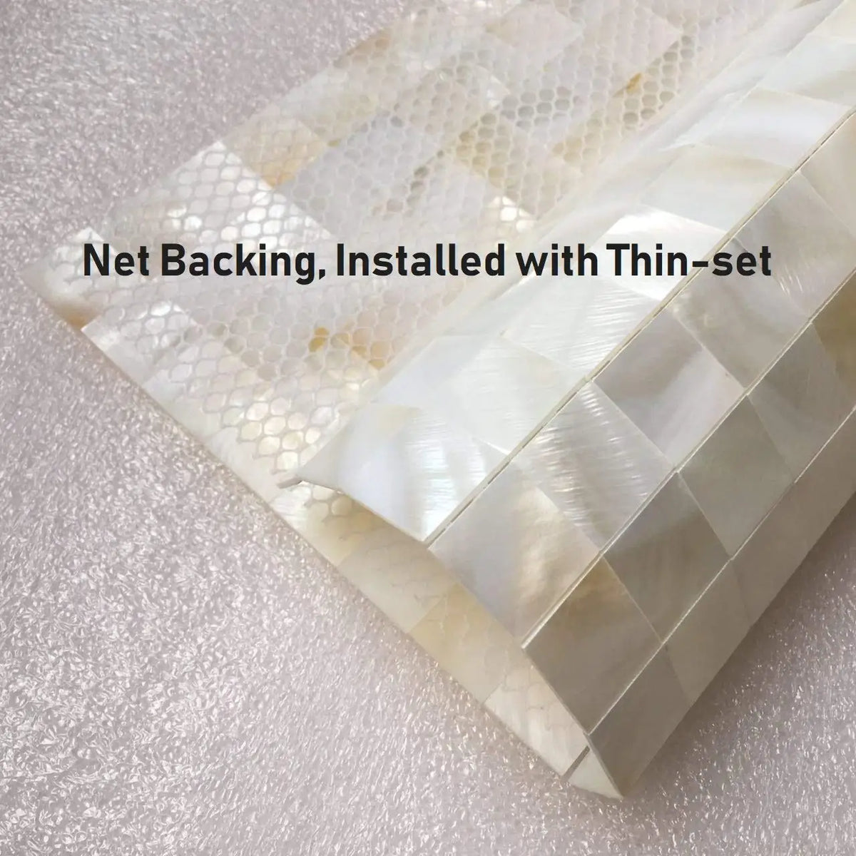 Art3d Shell Mosaic Tile Square Seamless Backsplash For Walls