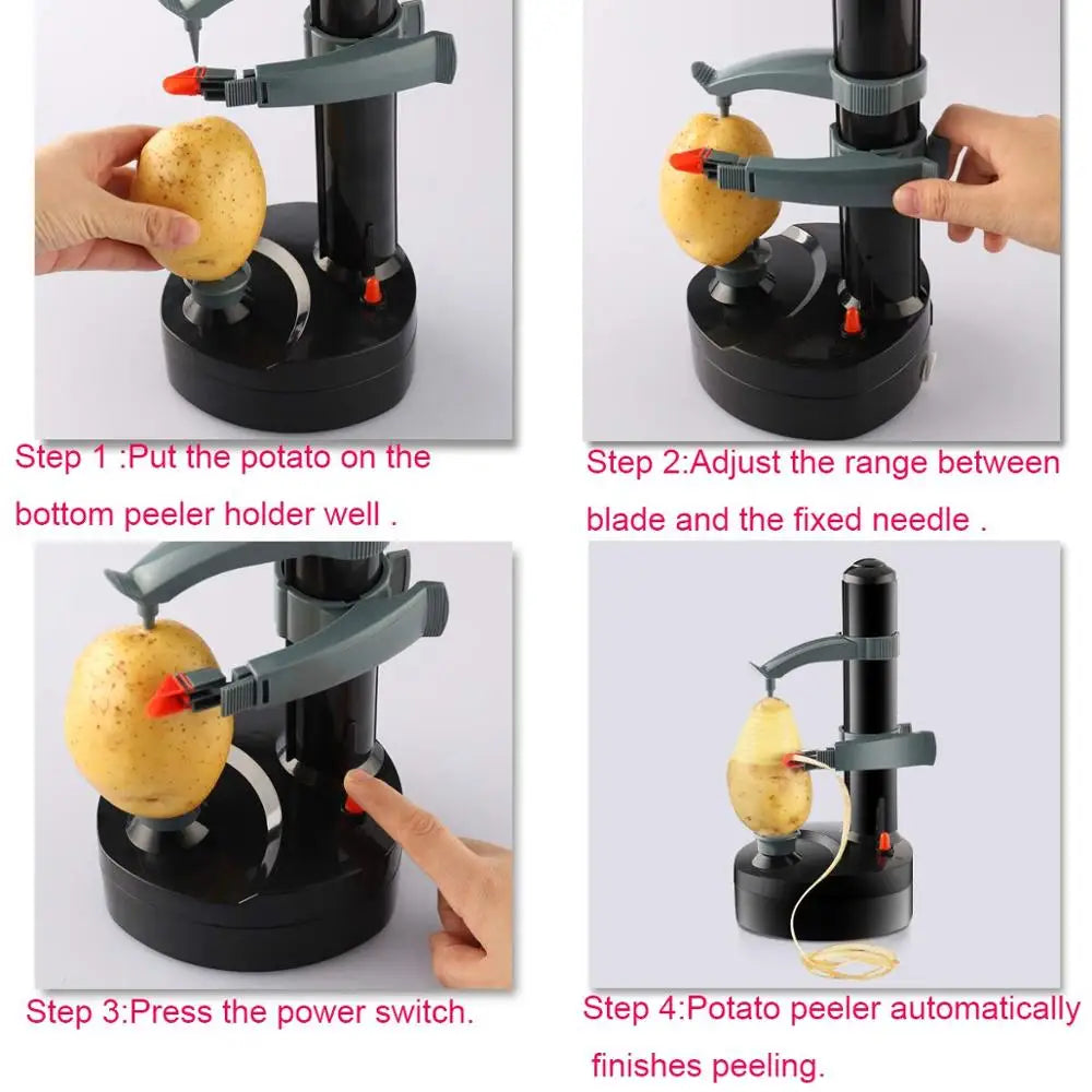 Jianyana Multifunctional Automatic Electric Potato Peeler And Fruit Cutter