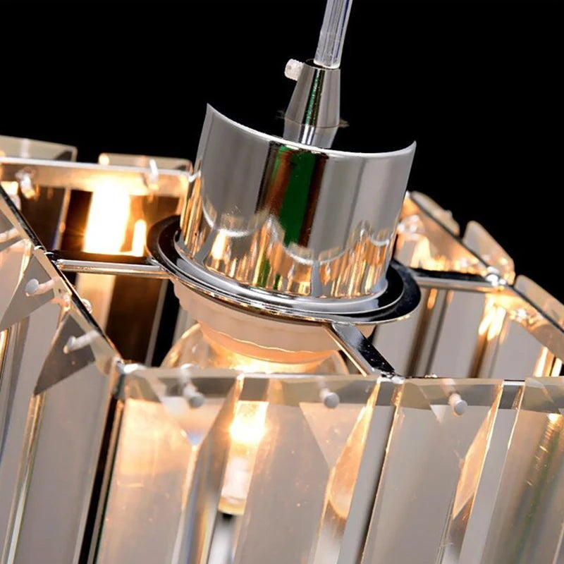 Vetulus Modern K9 Crystal Ceiling Chandelier For Living Spaces