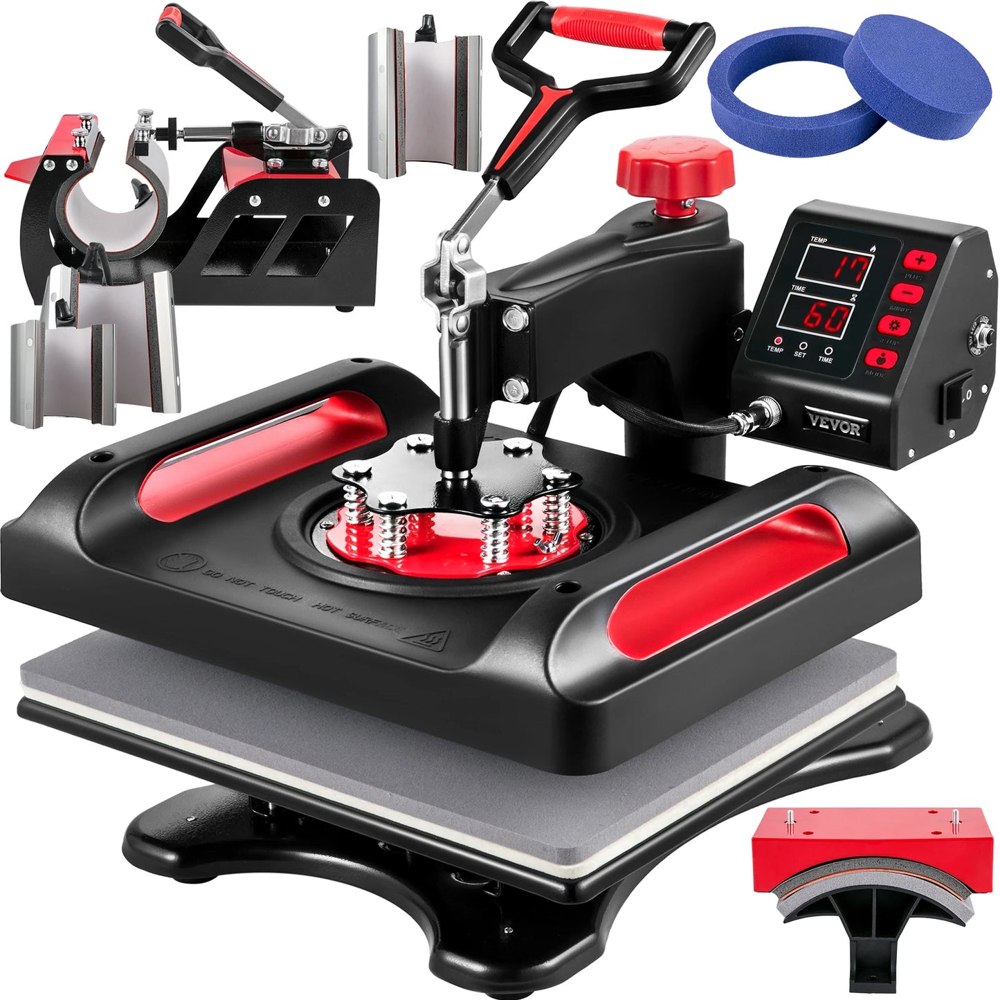 SucceBuy 8 In 1 Combo Heat Press Machine 360 Rotation