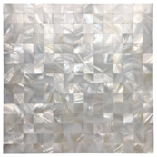 Art3d Shell Mosaic Tile Square Seamless Backsplash For Walls