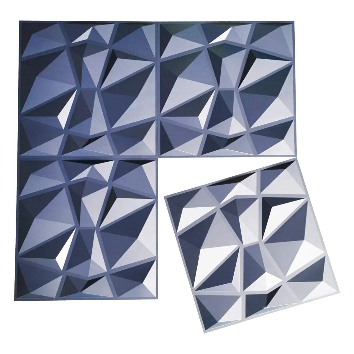 Art3d 3D PVC Wall Panels Diamond Design Pack 12 Tiles