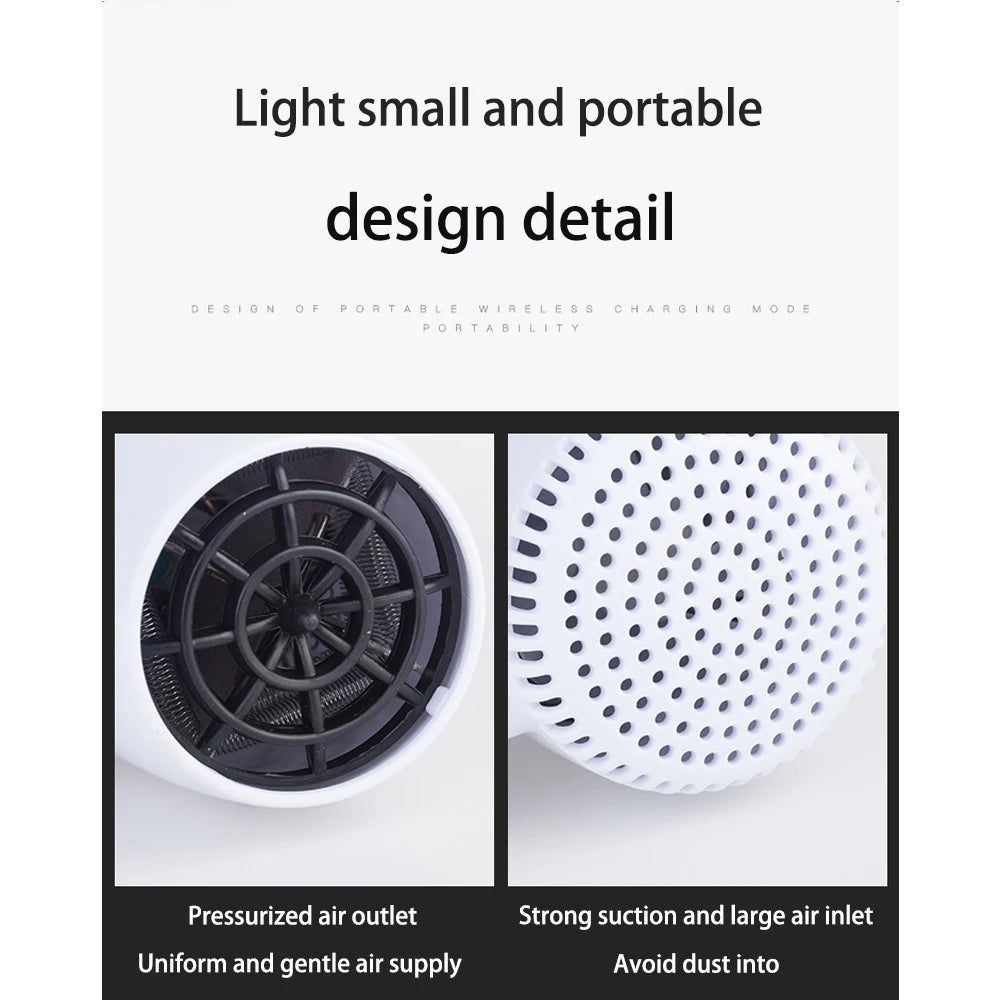 UMAY Infant Cordless Hair Dryer Portable Wireless With USB Output