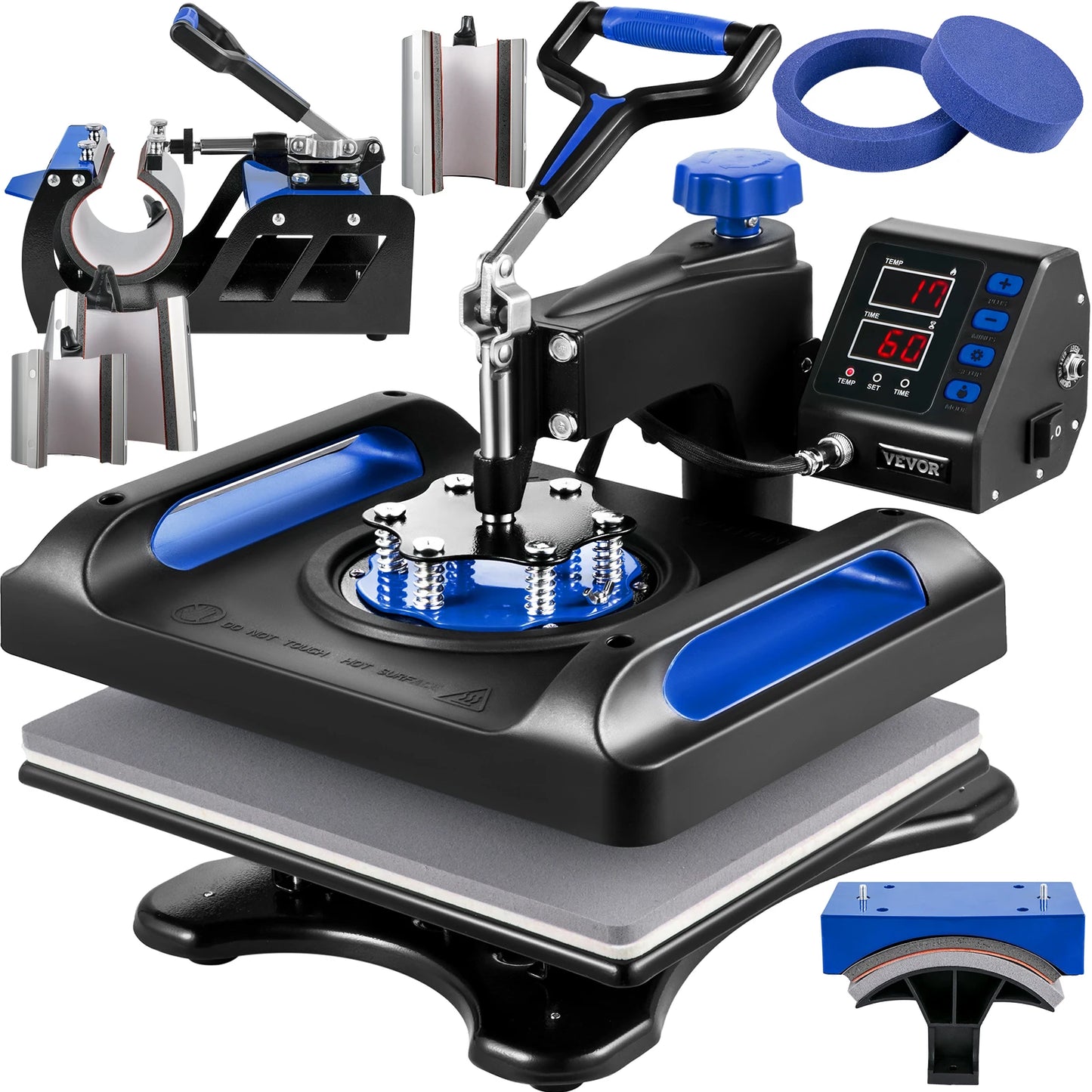 SucceBuy 8 In 1 Combo Heat Press Machine 360 Rotation